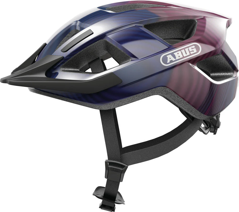 ABUS Aduro 3.0 LED Casque Urban purple waves – Image 3